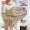 LuxeHug Rabbit Fur Blanket by Dwellivia